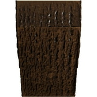 Ekena Millwork 8 H 8 d 48 W grubo pilani drveni kamin Mantel Kit s Ashford Corbels, Premium Aged