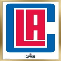Los Angeles Clippers - plakat s logotipom na zidu, 14.725 22.375