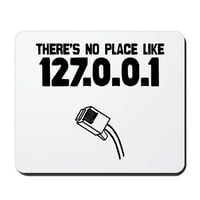 CafePress - 127.0.0. Podloga za miša-neklizajuća Gumena podloga za miša, podloga za igranje miša