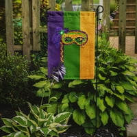 Vrtna zastava u maski Mardi Gras