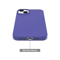 onn. Magsafe kompatibilna kućica silikonskog telefona za iPhone plus - ljubičasta