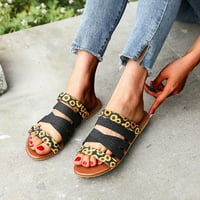 Ženske ravne sandale-Ležerne ljetne sandale s otvorenim nožnim prstima s kopčom Žuta