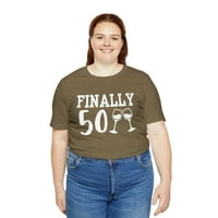 Napokon ženska košulja za 50. rođendan, vinska majica za 50. rođendan
