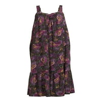 Terra & Sky Women's Plus veličine slojena maxi haljina