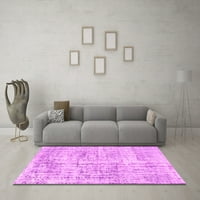 Moderne pravokutne apstraktne ružičaste prostirke za prostore tvrtke, 4' 6'