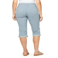 Gloria Vanderbilt Rail Straight Capri