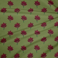 Tkanina Od poliestera i likre s cvjetnim uzorkom, tkanina s printom širine inča