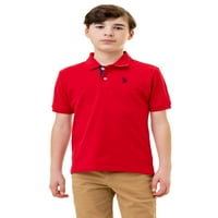 S. Polo ASN. Dječačka Polo majica kratkih rukava za dječake, veličine 4-18