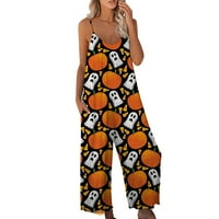 Ženska pidžama ženski kombinezon ležerni ljetni kombinezon s podesivim naramenicama lepršavi labavi rastezljivi ženski kombinezon