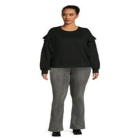 Terra & Sky Women's Plus Size Core Bootcut traperice