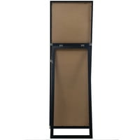 Uokvireno ogledalo Crnog poda Slobodno stajaće s Easel 16 X57 od Galery Solutions