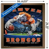 Denver Broncos - Zidni plakat krajnje zone, 14.725 22.375