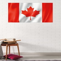 Plakat na zidu zastave Kanade, 22.375 34