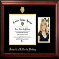 Sveučilište u Kaliforniji, Berklee 11, 8,5, okvir za diplomu sa zlatnim reljefom i portretom