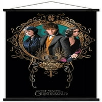 Fantastične zvijeri: Grindelvaldovi zločini-Trio zidni plakat s magnetskim okvirom, 22.375 34