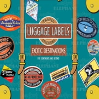 Putničke naljepnice: egzotične destinacije oznake prtljage: putničke naljepnice