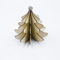 Kreativni drveni privjesak božićno drvce čestitka viseći Božićni viseći ukras drveno božićno drvce drveni znakovi Božićni viseći