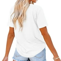 Ženska majica s grafičkim printom, ženska Vintage majica s grafičkim printom savršen je poklon za zabavu ili rođendan u bijeloj boji