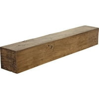 Ekena Millwork 6 H 8 D 48 W Knotty Pine Fau Wood Kamin Mantel, Premium star