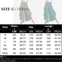 Ženske Ležerne hlače s elastičnim strukom, jednobojne, opremljene, sportske ženske hlače