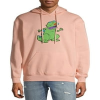 Rugrats Reptar Chenille Patch Muškarac i Veliki muški pulover grafički hoodie