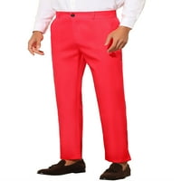 Jedinstvene ponude muške vitke hlače za fit ravne prednje solidne boje poslovne hlače