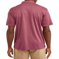 Muška teksturirana Polo majica za golf s kratkim rukavima
