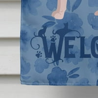 4990 $ mačka sfinga Zastava dobrodošlice veličina kuće, velika, višebojna
