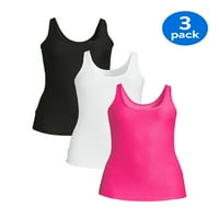 Nema granica Junior's Scoop Neck Tank Top, 3-pack