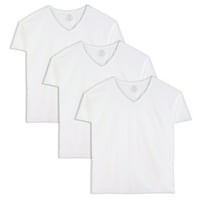 Bijele Muške majice bez rukava s izrezom u obliku slova M. A., pakiranje, veličine M. A.-3 M. A.