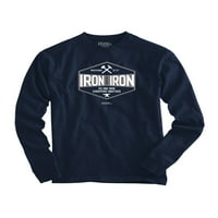 Majica s dugim rukavima - Iron Crest - Mornarica - Mala