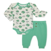 Wonder Nation Beir Girl St. Patrick Bodysuit & hlače set, 2-komad, veličine 0m-24m