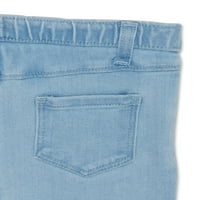 Ganimals za bebe djevojčice valjane traper hlače, veličine 0 mjeseci