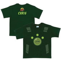 Personalizirano biće odijelo za toddler Boy Green majica