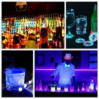 LED svjetla za boce, led prostirke za šalice za koktele, osvjetljavajući Stalci za piće, LED osvijetljeni svijećnjaci za piće s trepćućim