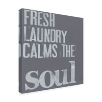 Zaštitni znak likovna umjetnost 'Fresh Laundry II' platno umjetnost Deborah Velasquez