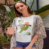 Ženska majica s mamom ljenjivcem i bebom-Dizajnirajte u alternativama, Ženski uobičajeni Fit