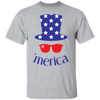 Grafička Amerika 4. srpnja 'Kolekcija muške majice za neovisnost Merica' Merica