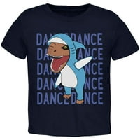 Majica za Noć vještica kostim morskog psa Plesna majica za malu djecu u tamnoplavoj boji 3 inča