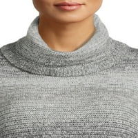 Vremena i trupe za ženski ombre kaputa pulover vrat, srednje težine, veličine xs-xxxl
