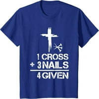 Majica s križnim noktima oprošteni kršćanski uskrsni darovi