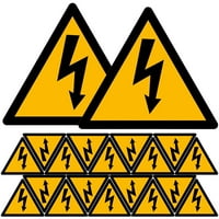 Listovi samoljepljivih naljepnica upozorenja naljepnice upozorenja na električnoj ogradi znakovi naljepnice upozorenja