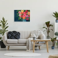 Razne slike buketa ruža botaničko i Cvjetno Slikarstvo umjetnički tisak u bijelom okviru zidna umjetnost