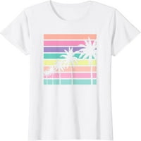 Pastelna retro Palma, majica za plažu u Sjedinjenim Državama