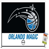Orlando Magic - zidni poster s logotipom i gumbima, 22.375 34