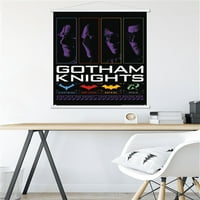 Stripovi vitezovi Gothama-korak u zid plakat s magnetskim okvirom, 22.375 34