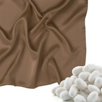 Jedinstvene ponude svilene jastučnice za kosu u boji kave kraljica