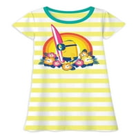 Ekskluzivna haljina s grafičkom majicom za djevojčice u veličinama 4-18