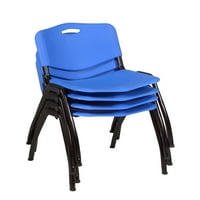Stol za vježbanje od 8424 u sivoj boji i sklopive stolice u više boja