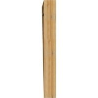 Ekena Millwork 6 W 44 d 48 h nasljeđe tradicionalno grubo pilano nosač, zapadnjački crveni cedar